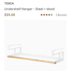 Yamazaki Undershelf Organizer - White